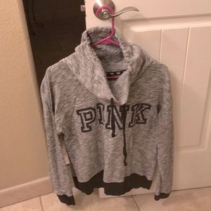 VS PINK cowl neck sweatshirt. Size M